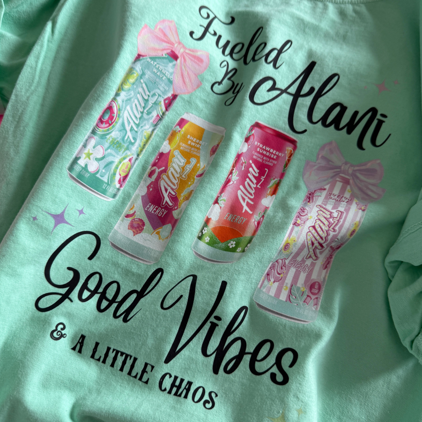 Fueled By Alani, Good Vibes & Chaos Oversized T-Shirt