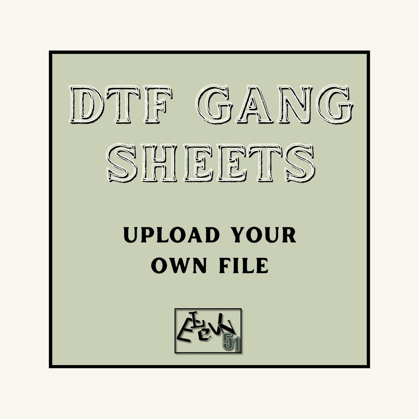 Upload a DTF Gang Sheet