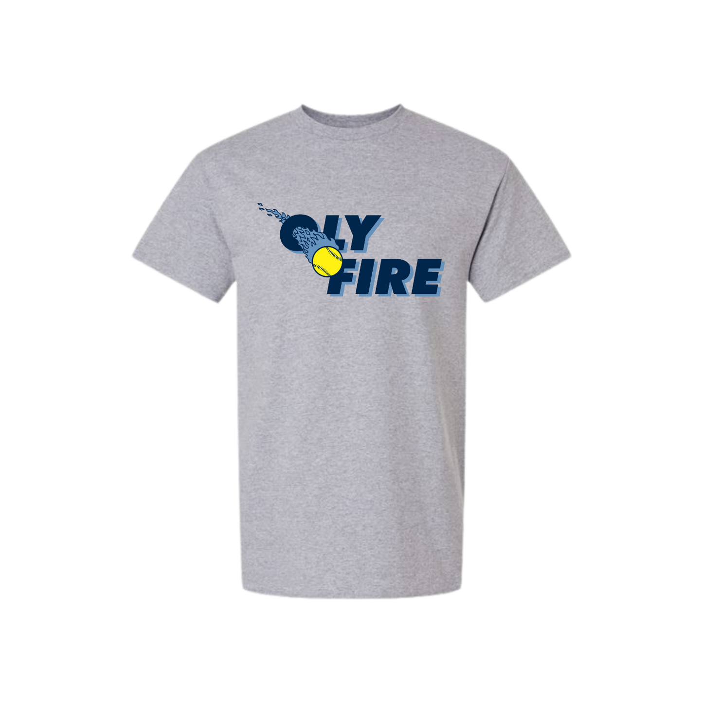 Oly Fire Grey T-Shirt