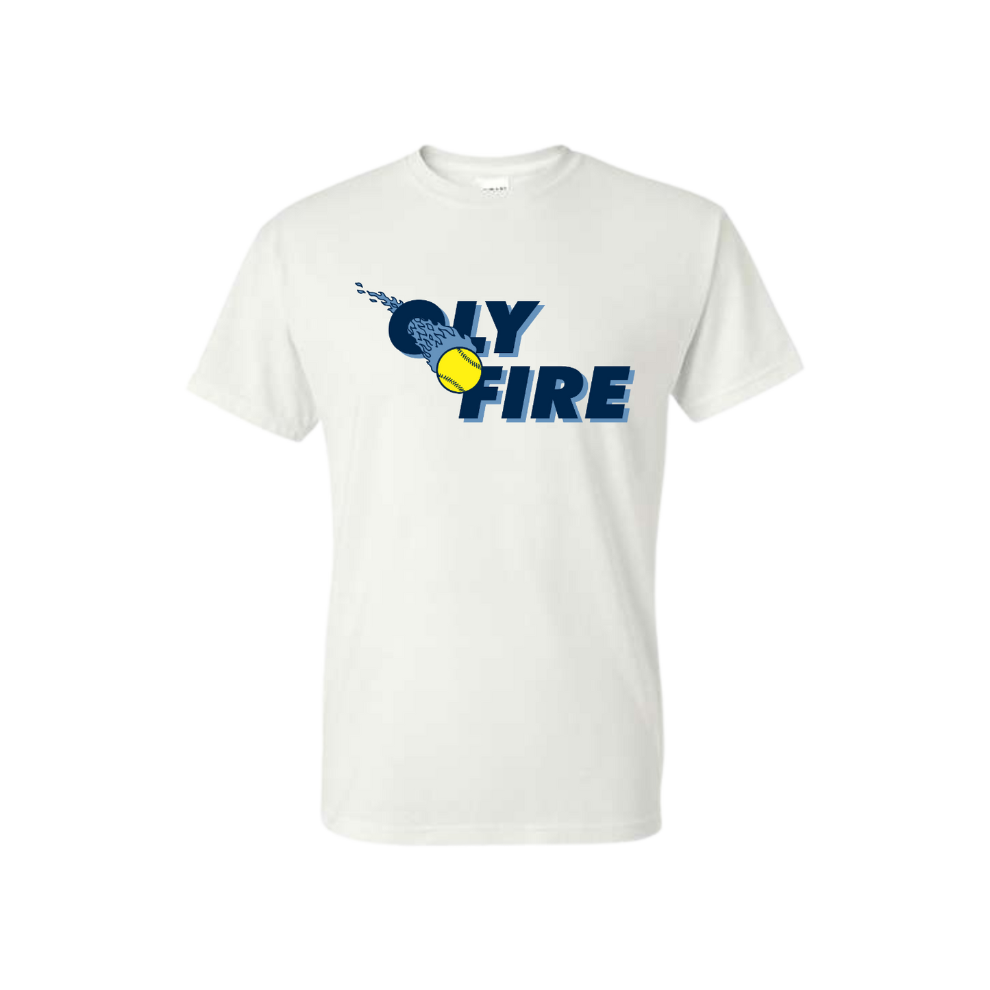 Oly Fire White T-Shirt