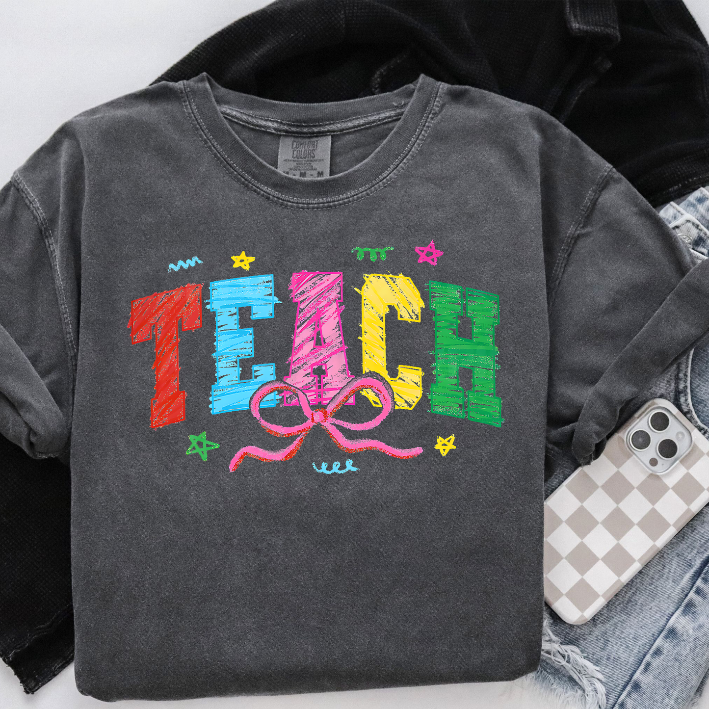 22"x72" Teacher Vibes Pre-Made Gang Sheet