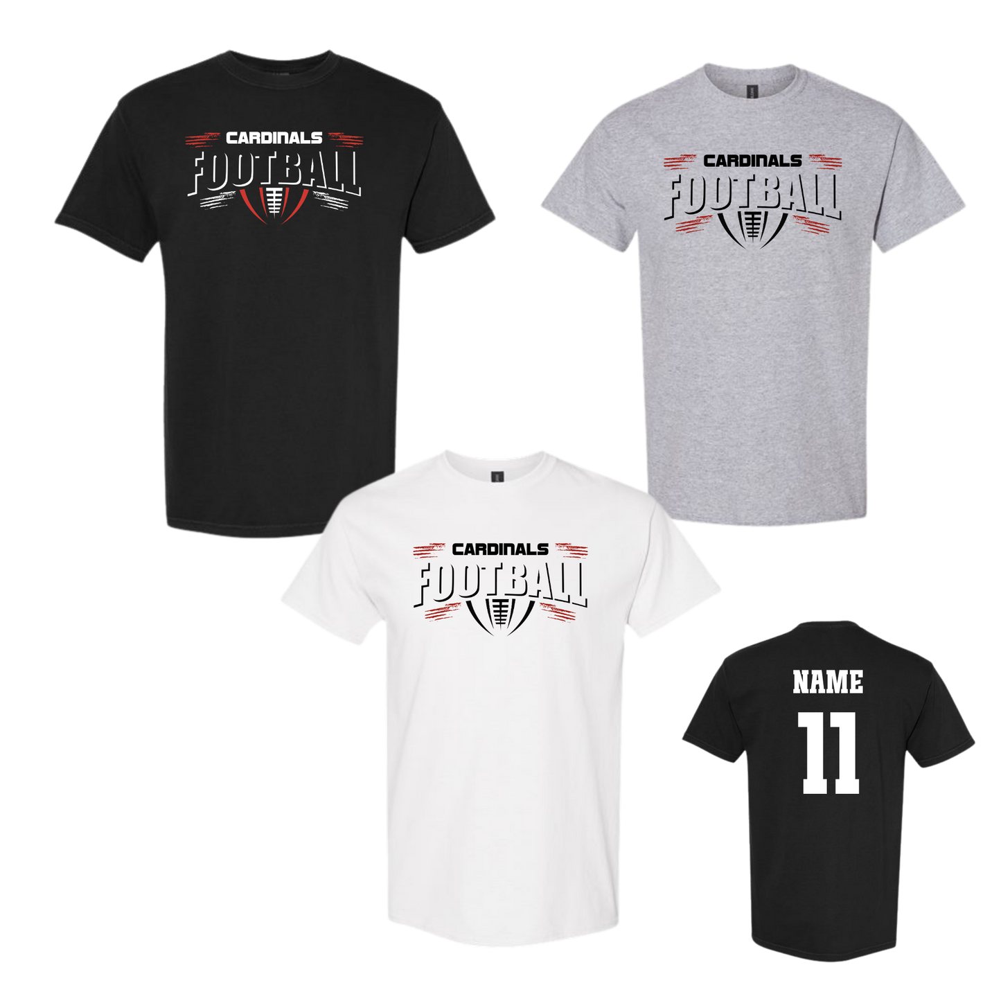 Distressed Cardinals Football