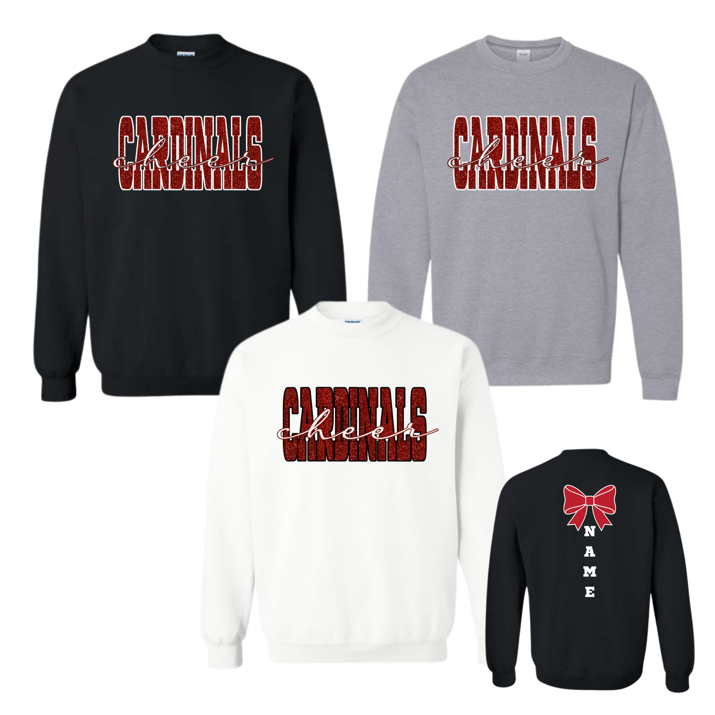 Pom (Colored) Cardinals Cheer