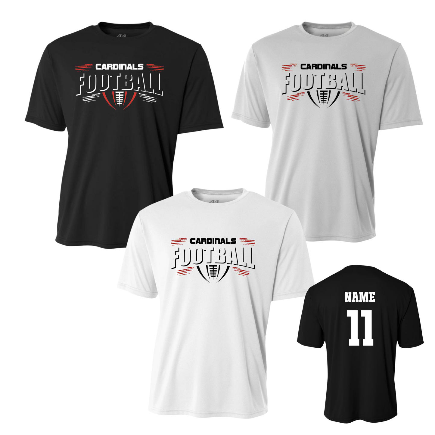 Distressed Cardinals Football
