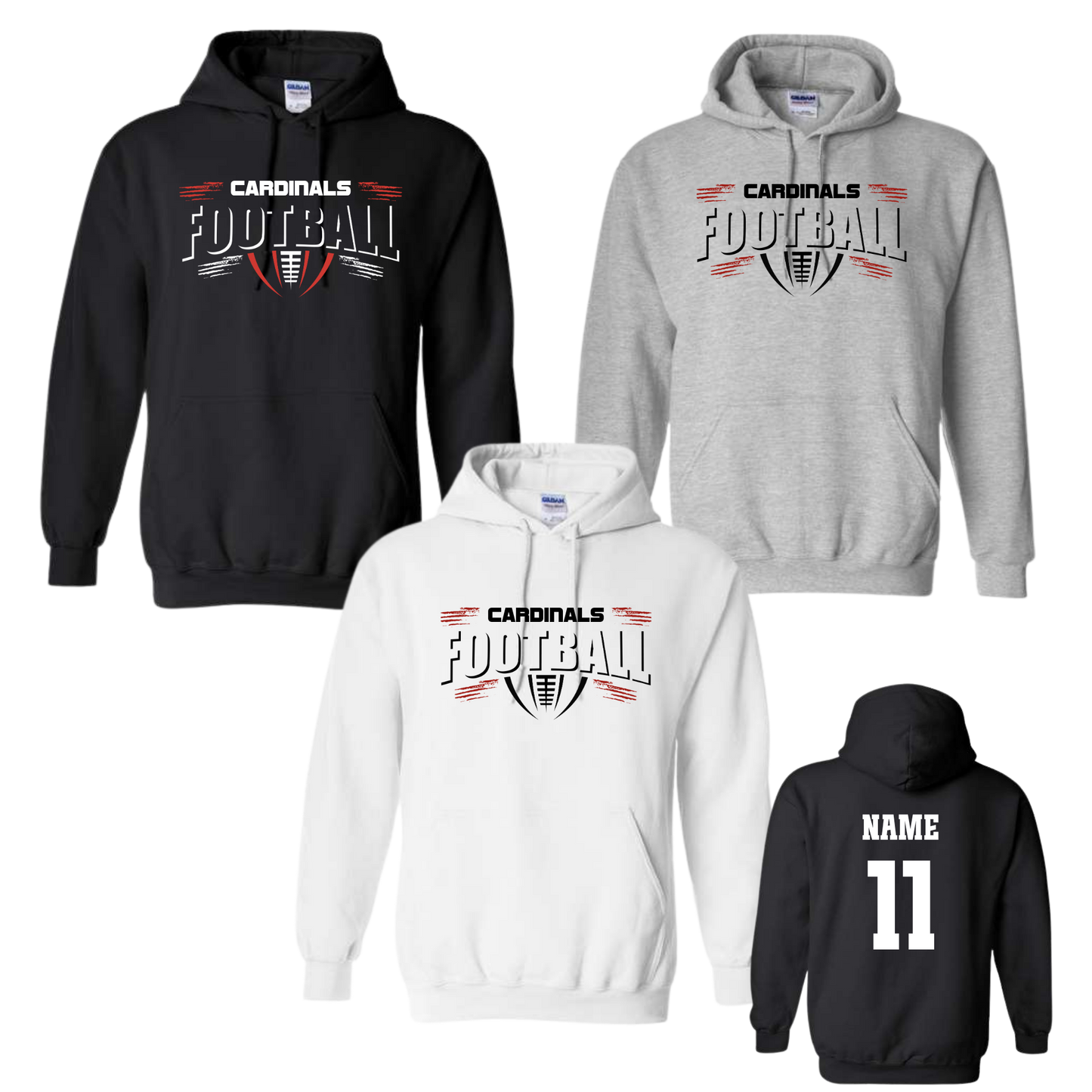 Distressed Cardinals Football