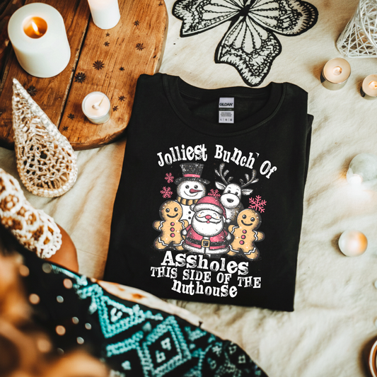Jolliest Bunch Santa Crewneck