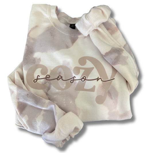 Cozy Season Tie Dyed Crewneck