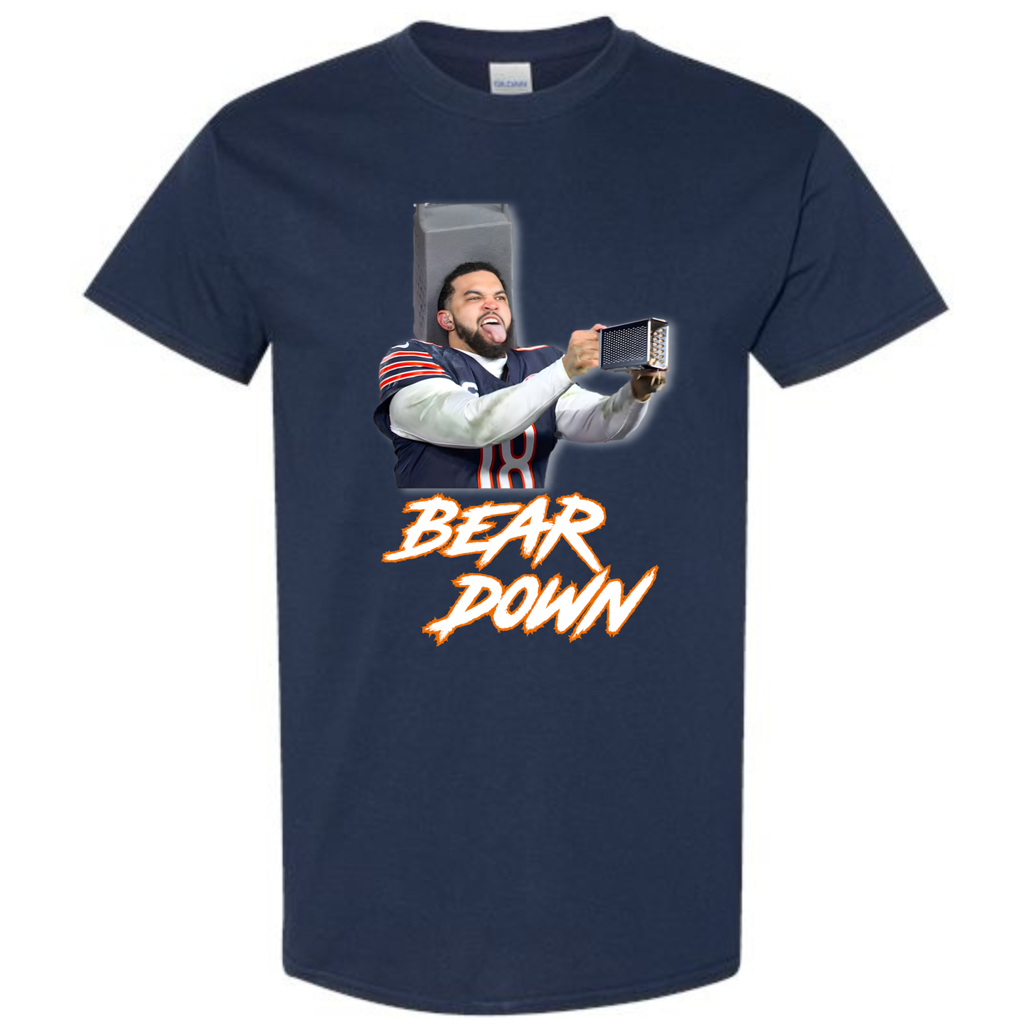 Bear Down Cheese Head Tee