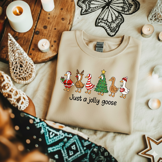 Just a Jolly Goose Crewneck