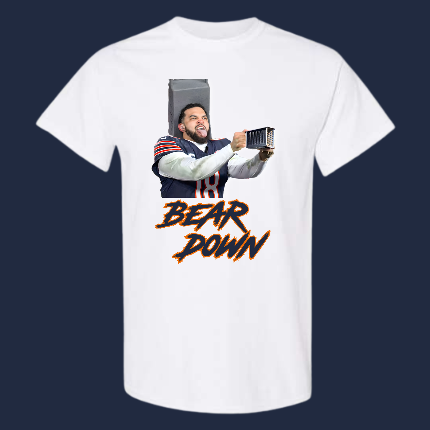 Bear Down Cheese Head Tee