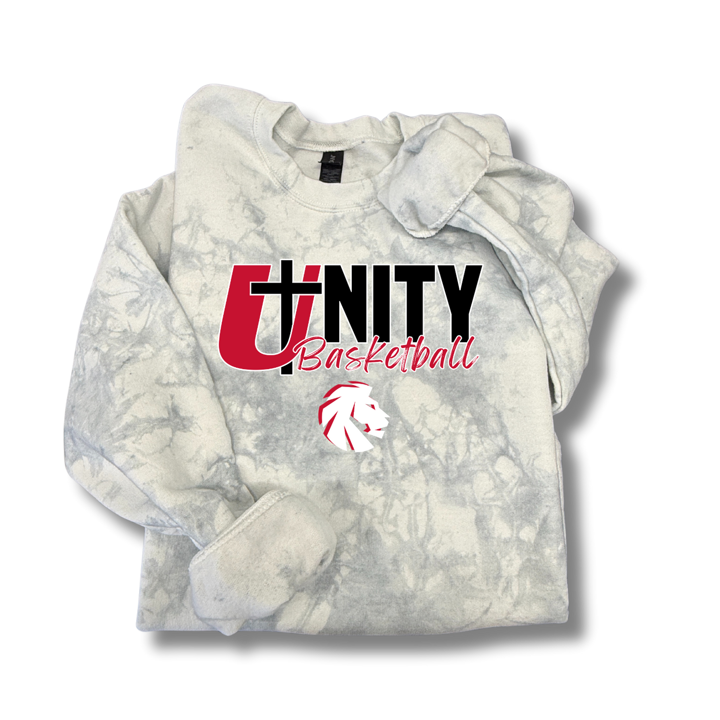 Unity Lions Basketball Tie Dye Crewneck