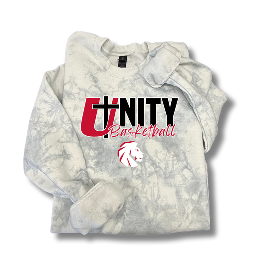 Unity Lions Basketball Tie Dye Crewneck