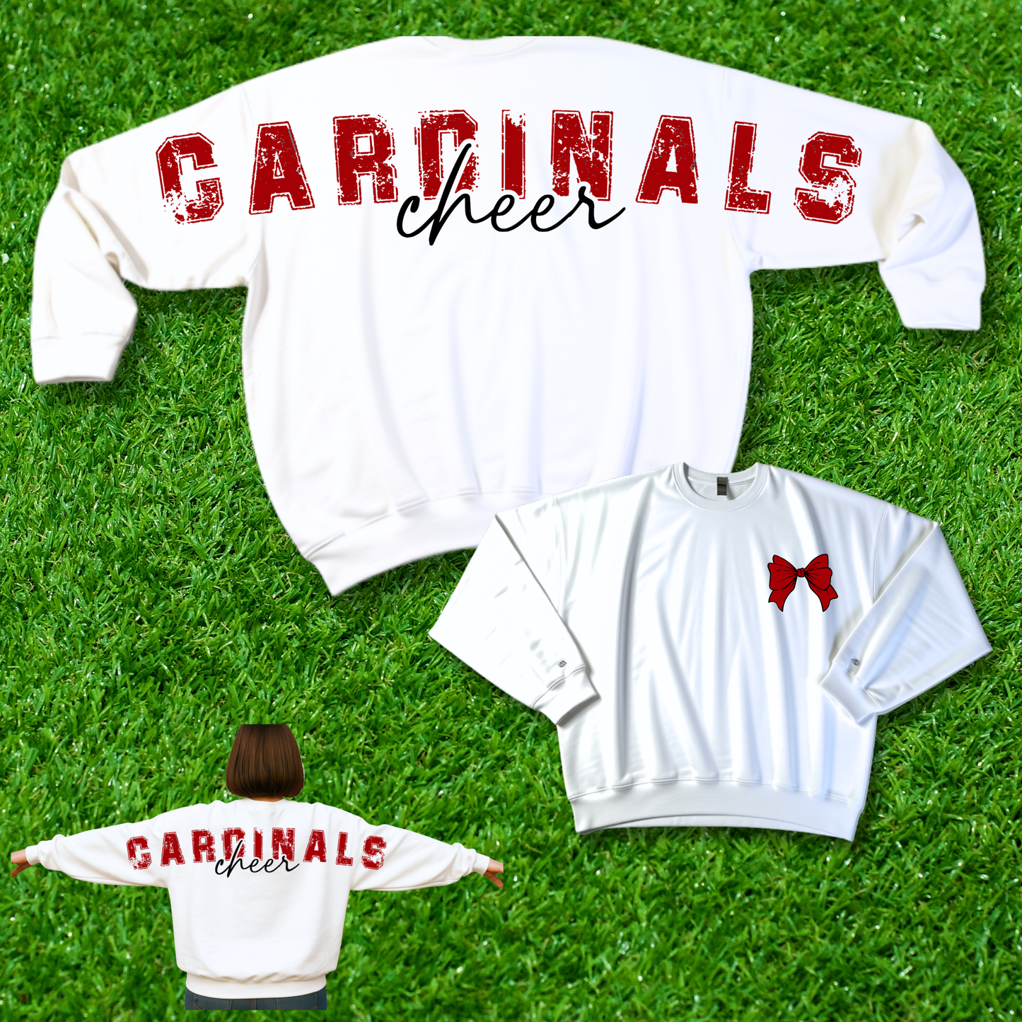 Big Cardinals Cheer Crewneck