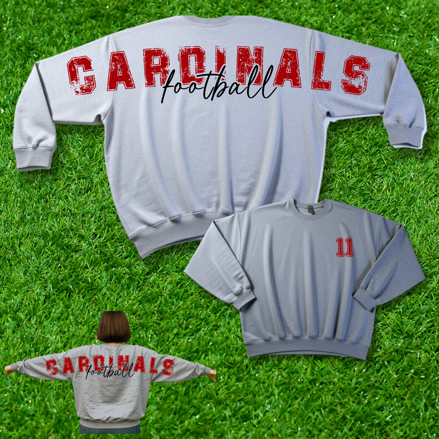 Big Cardinals Crewneck