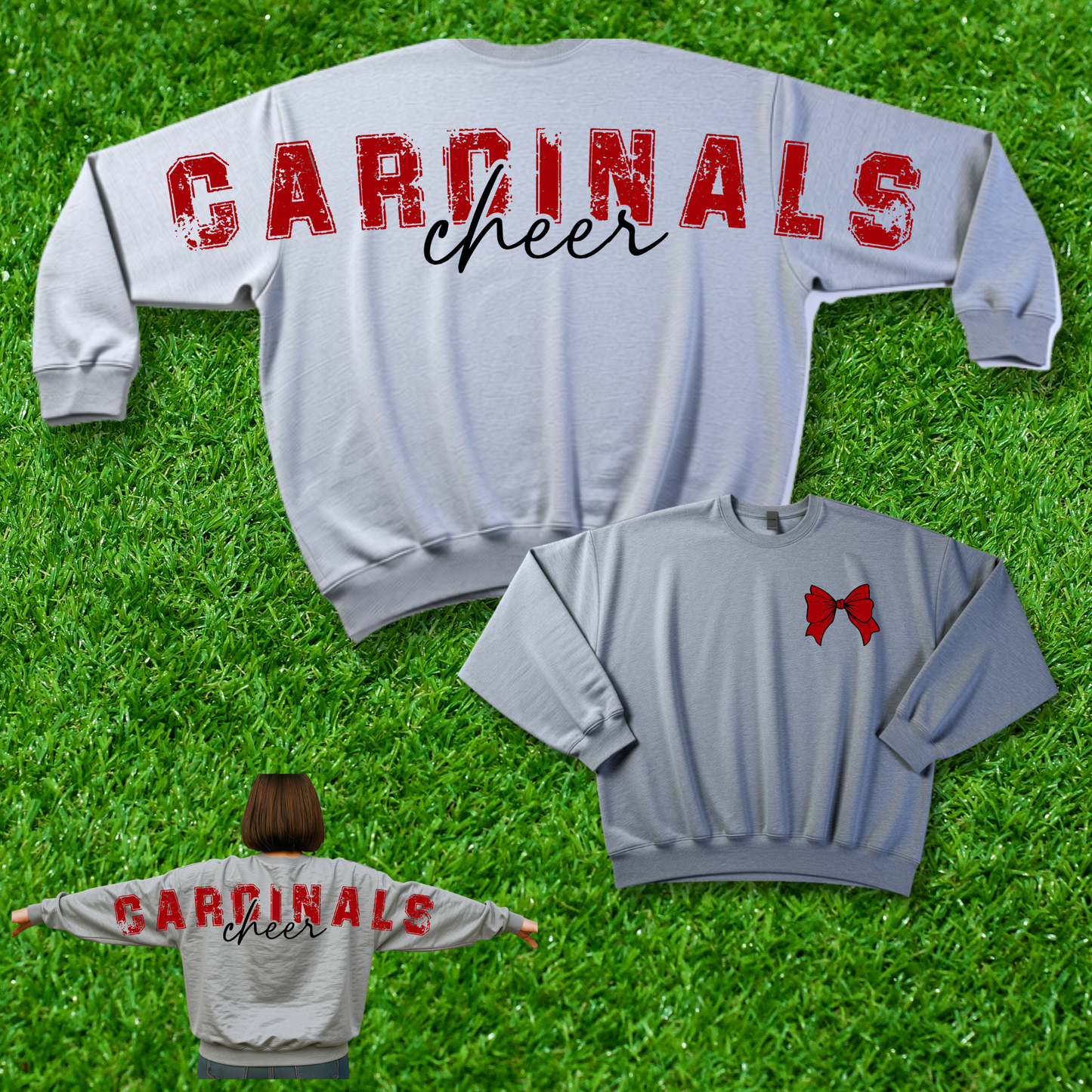 Big Cardinals Cheer Crewneck