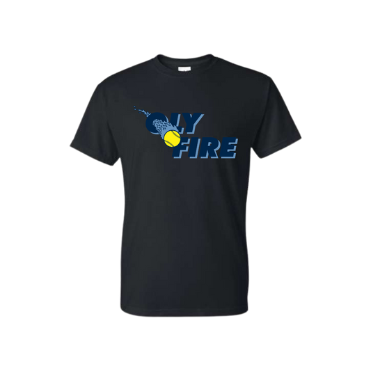 Oly Fire Black T-Shirt