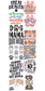 22"x72" Pre-Made Dog Mama Gang Sheet