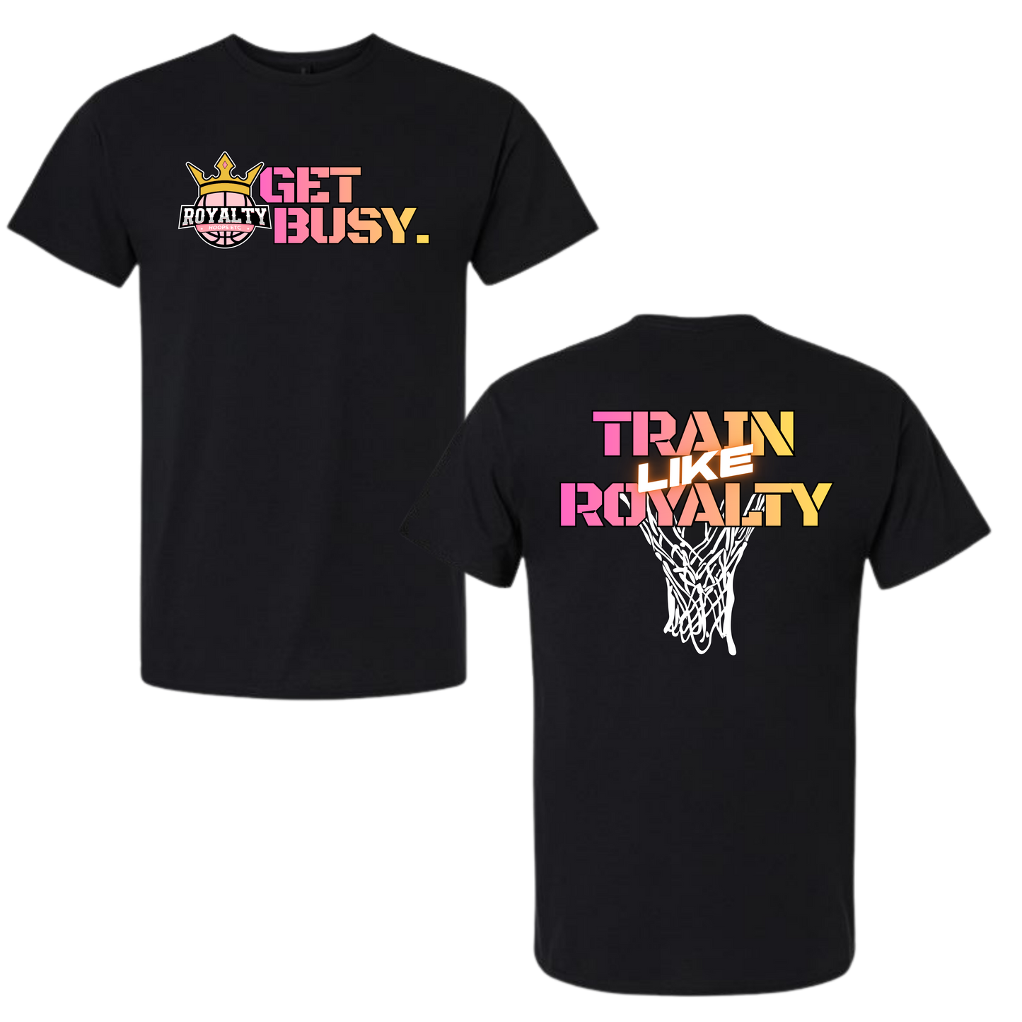 Royalty Hoops "Train Like Royalty" Pink Ombre