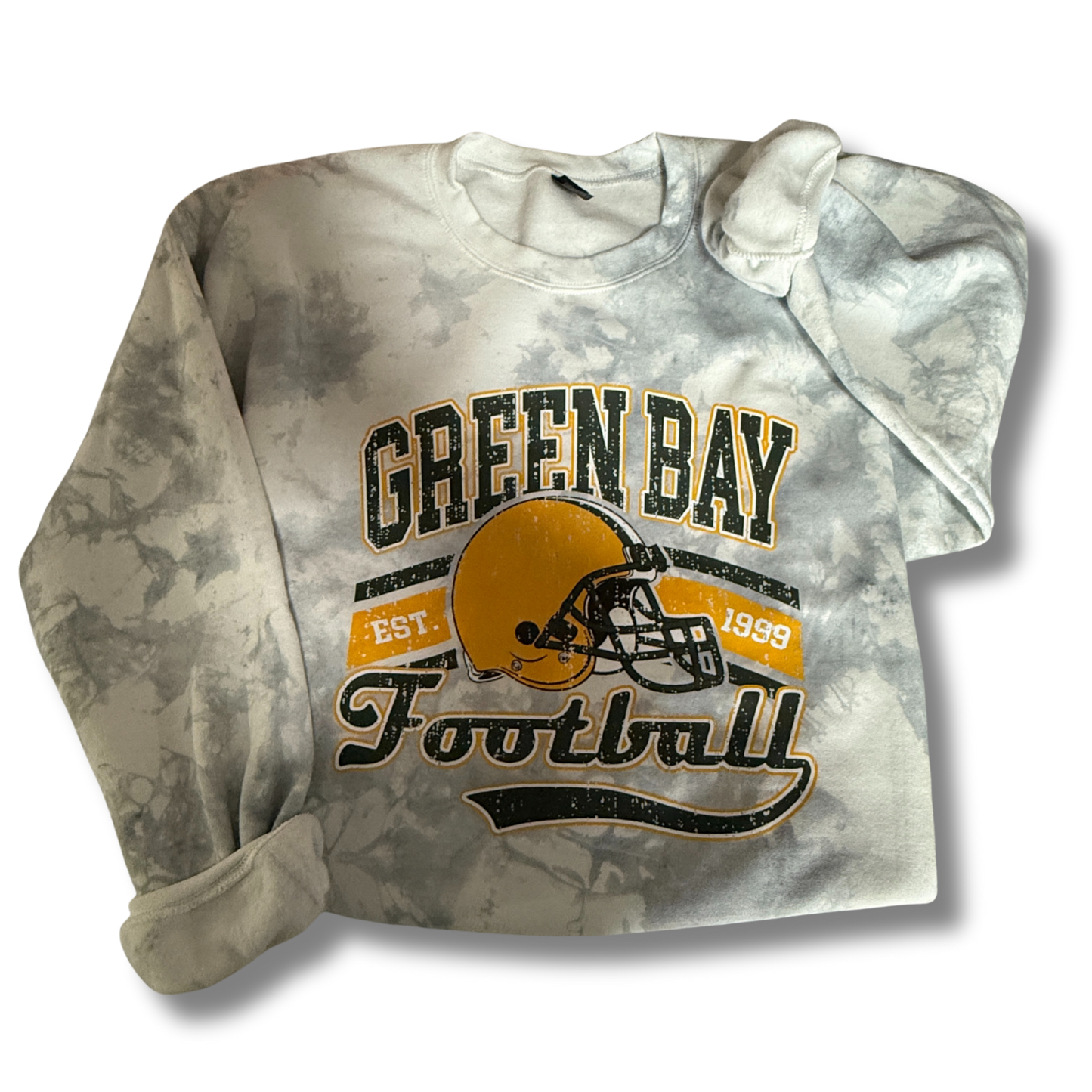 Green Bay Packers Tie-Dyed Crewneck